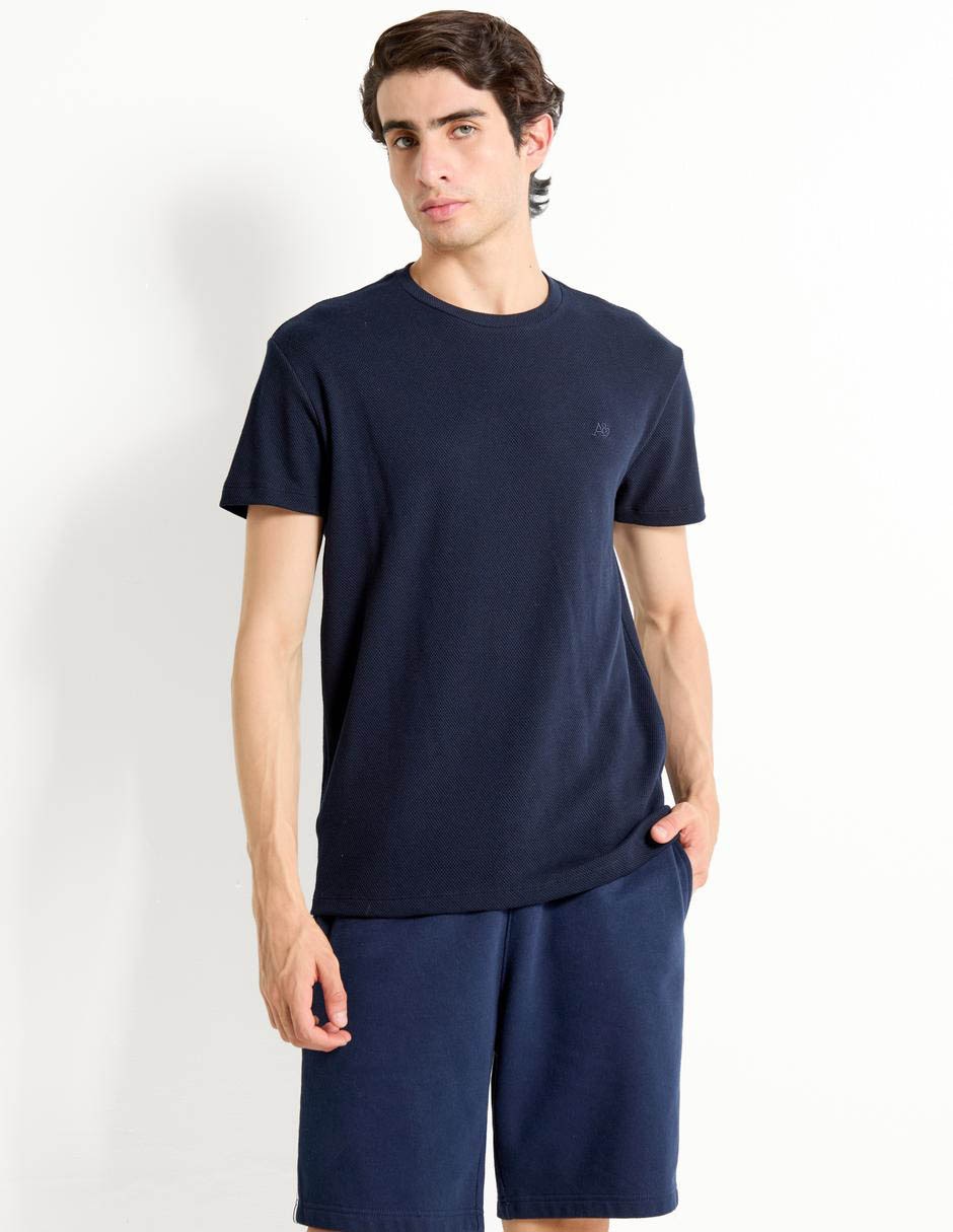 Playera cuello redondo para hombre