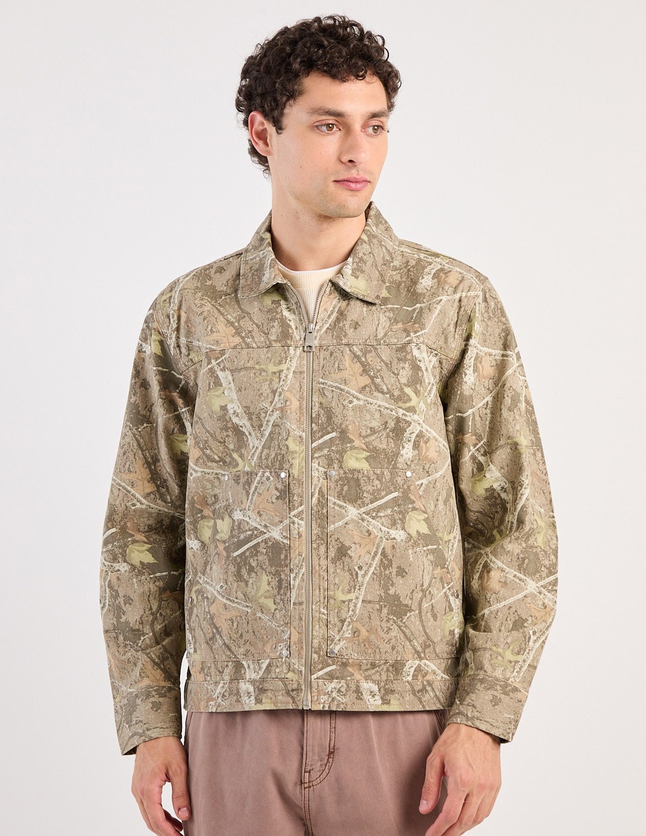 Chamarra denim con bolsillos para hombre Chamarra denim con bolsillos para hombre