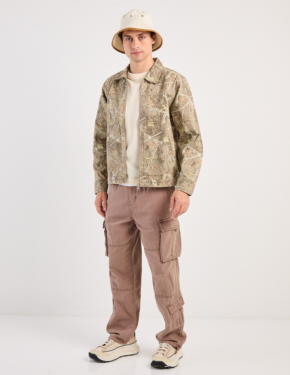 Chamarra denim con bolsillos para hombre 3