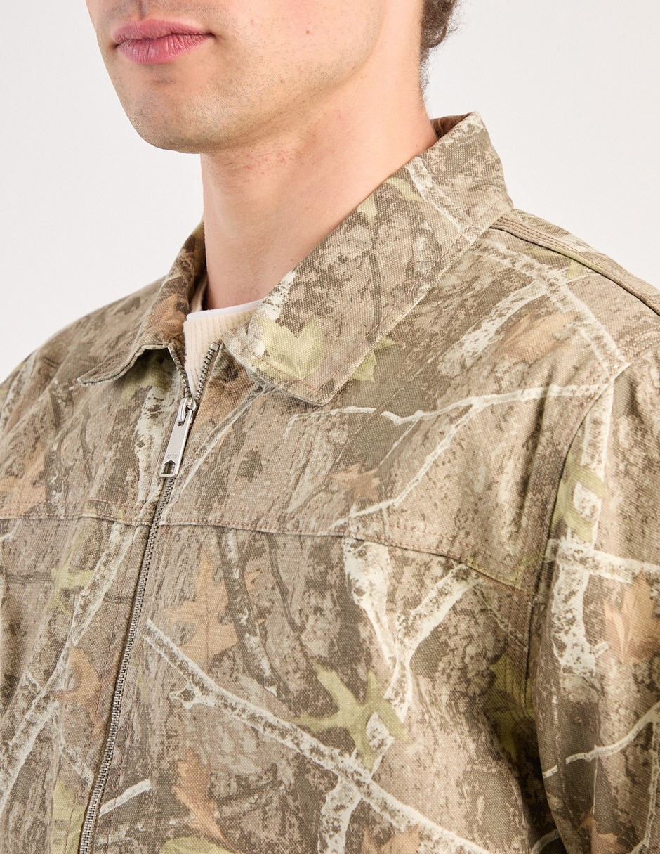 Chamarra denim con bolsillos para hombre 4