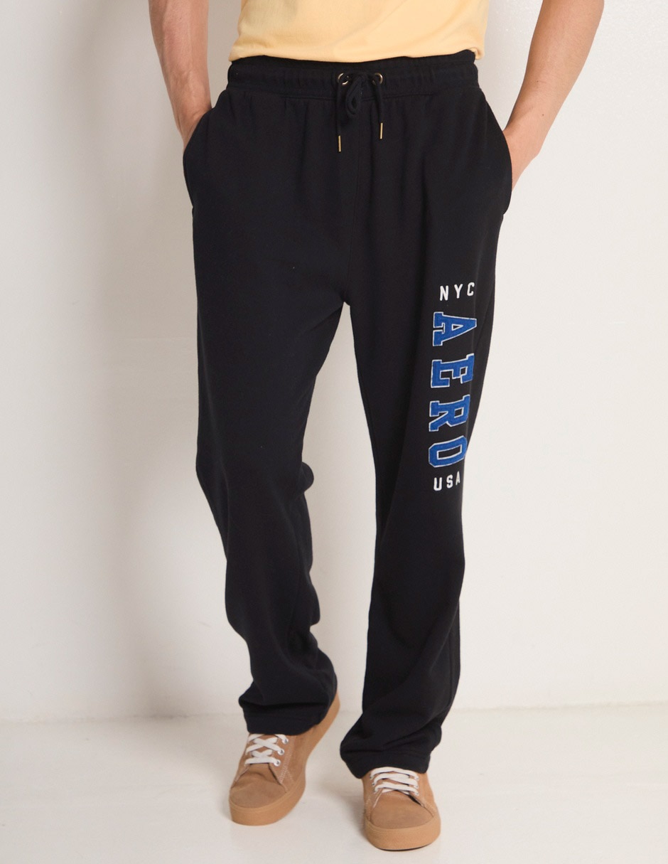 Pants regular con agujeta para hombre