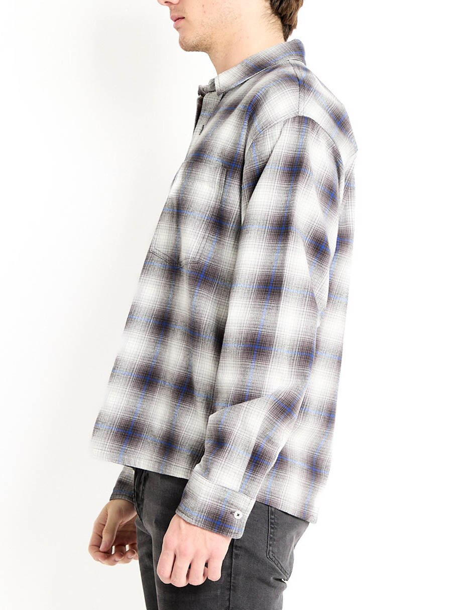 Camisa casual de algodón manga larga para hombre 5