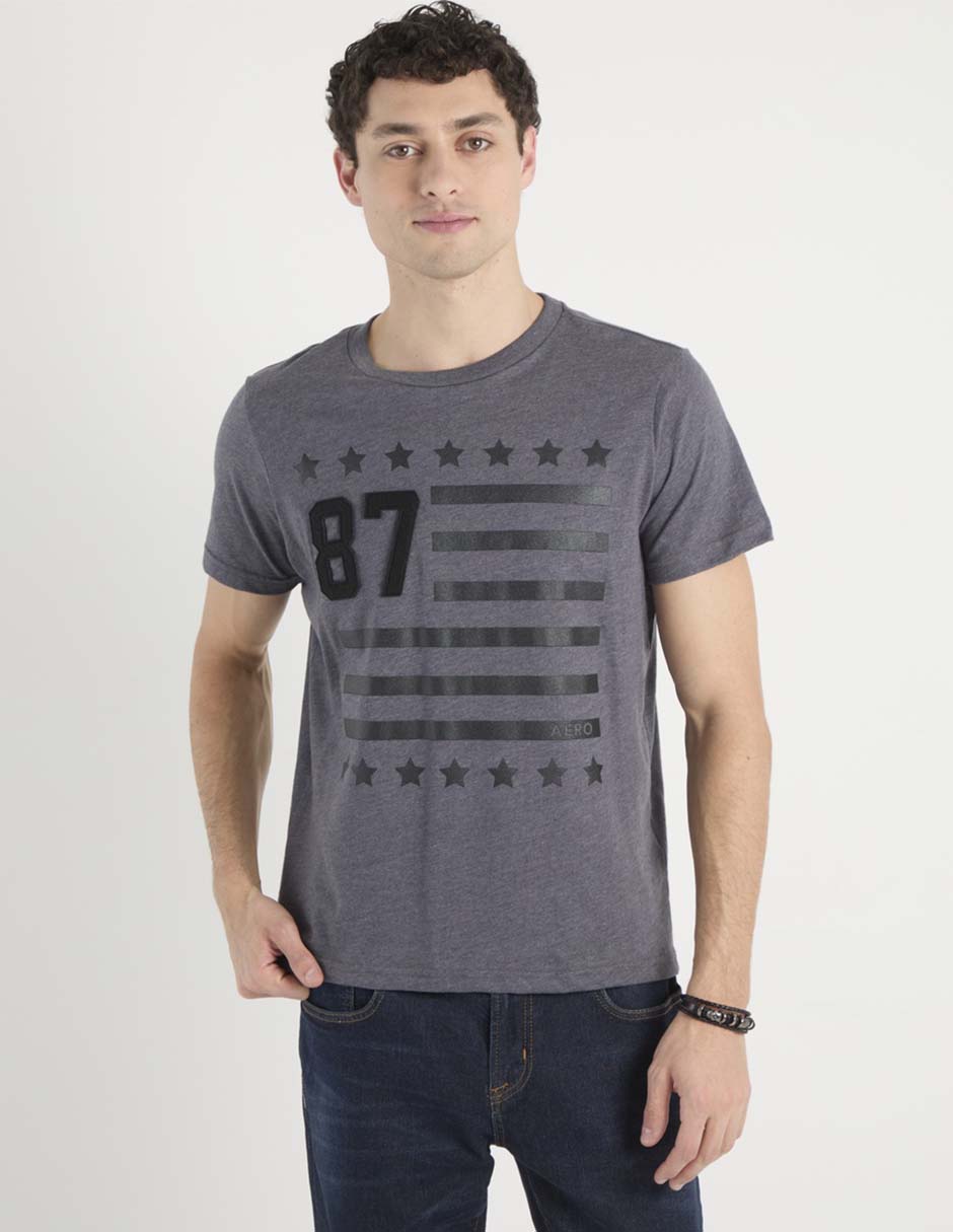 Playera cuello redondo para hombre