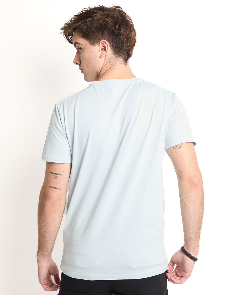 Playera cuello redondo para hombre 2