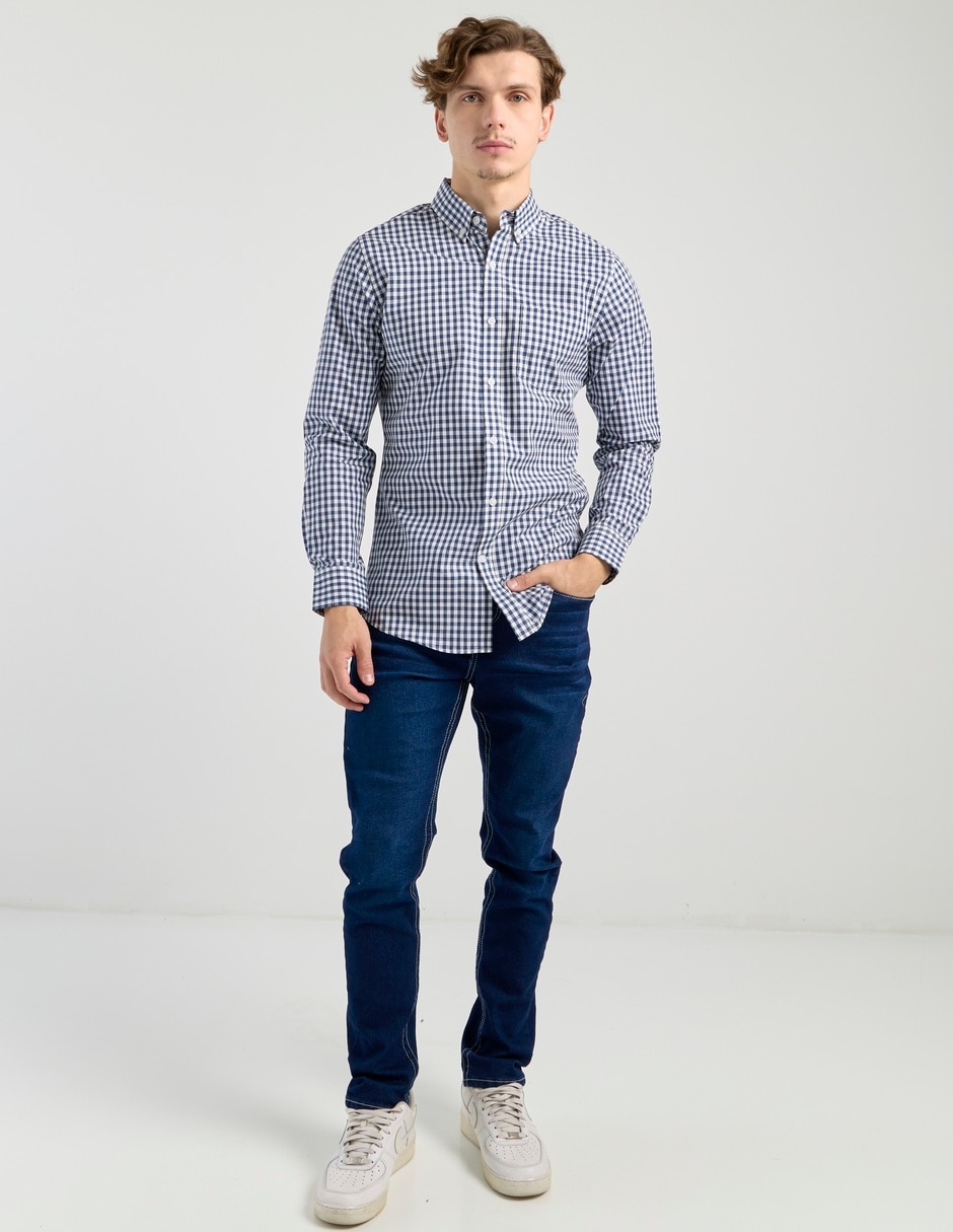 Camisa casual Aéropostale de algodón manga larga para hombre 3