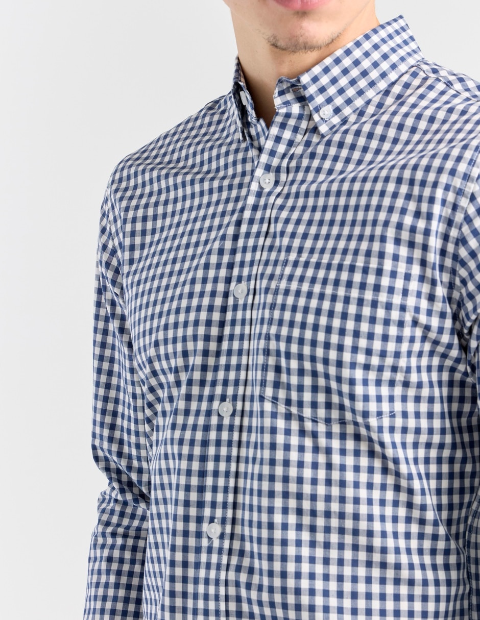 Camisa casual Aéropostale de algodón manga larga para hombre 4