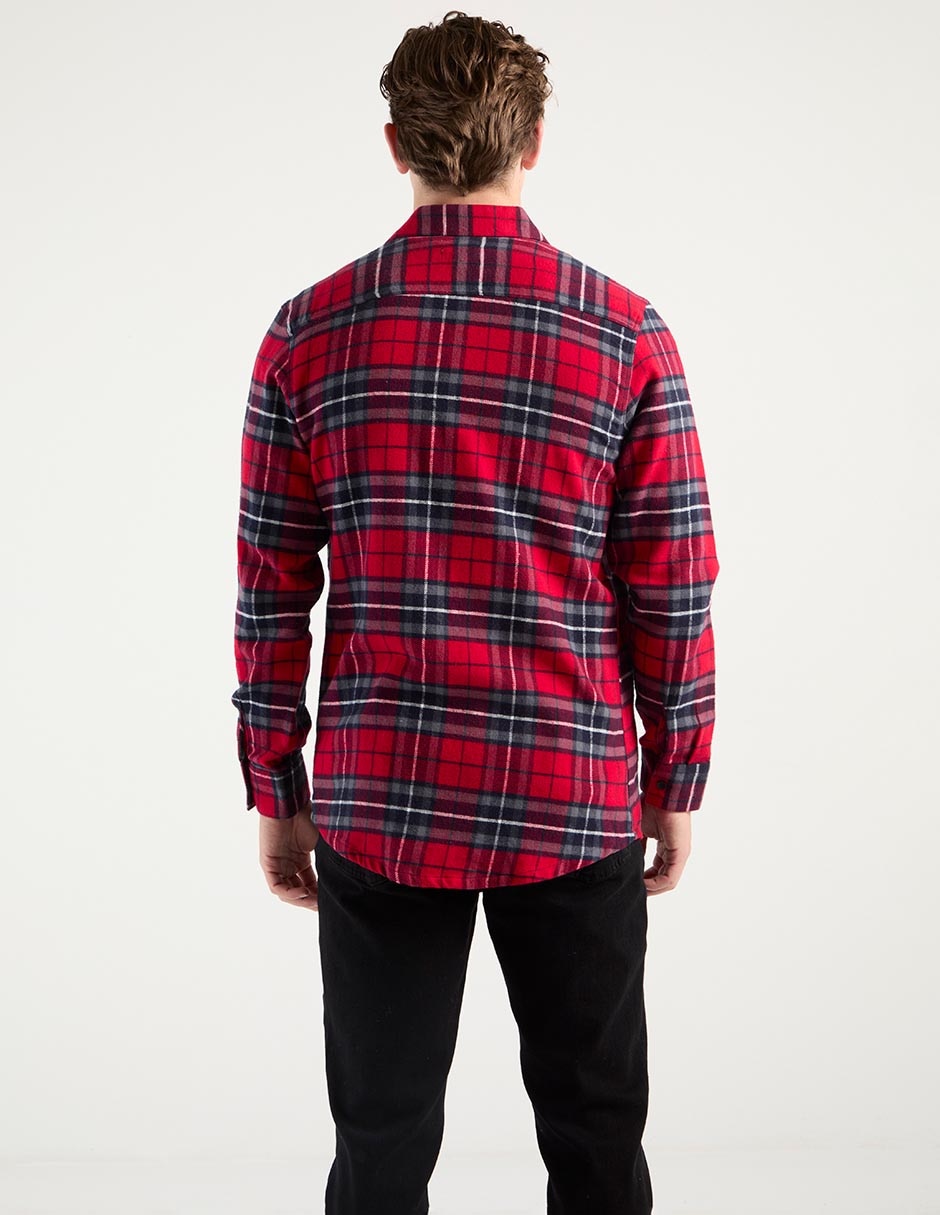 Camisa casual manga larga para hombre 2