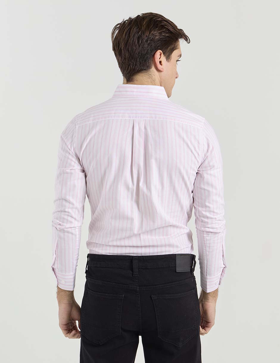 Camisa casual de algodón manga larga para hombre 2