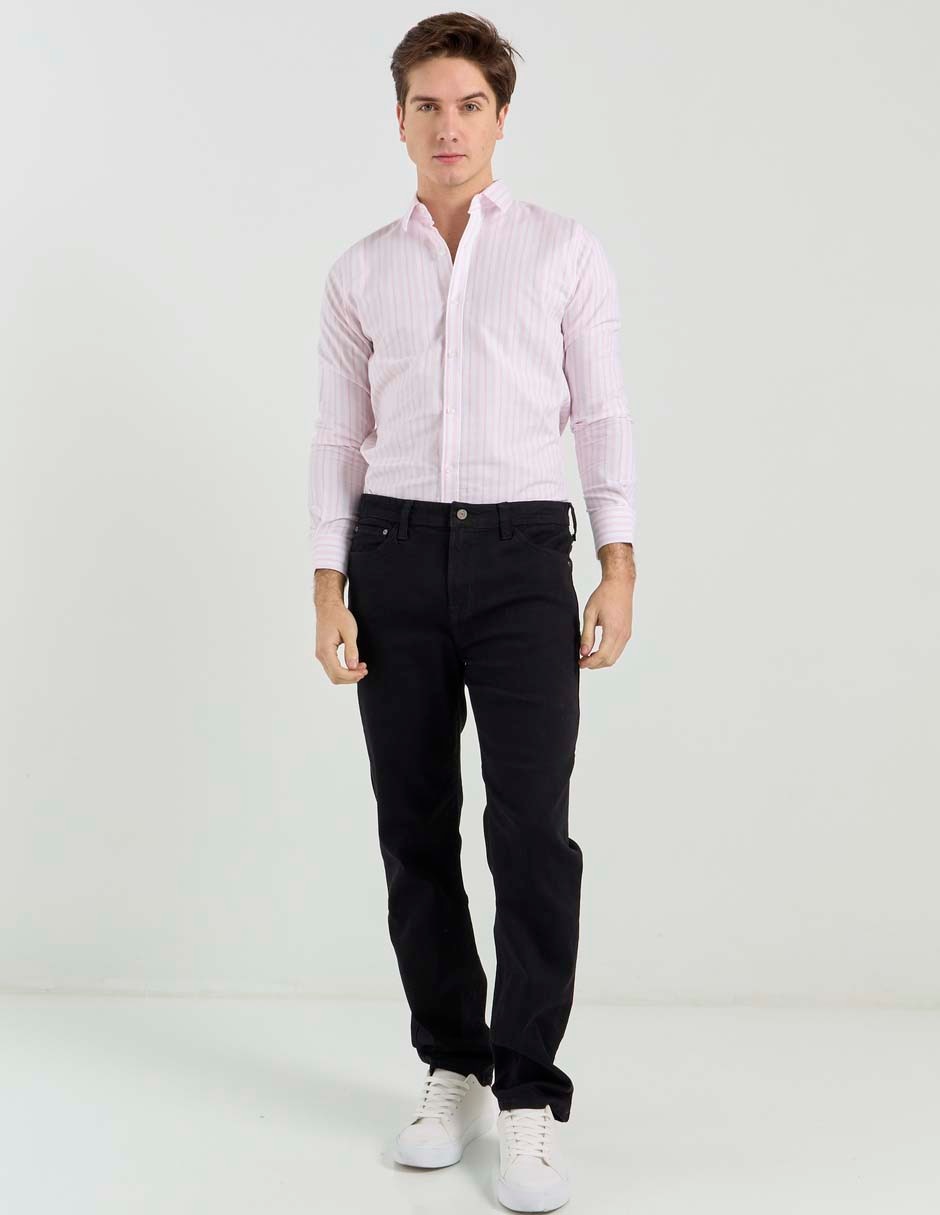 Camisa casual de algodón manga larga para hombre 3