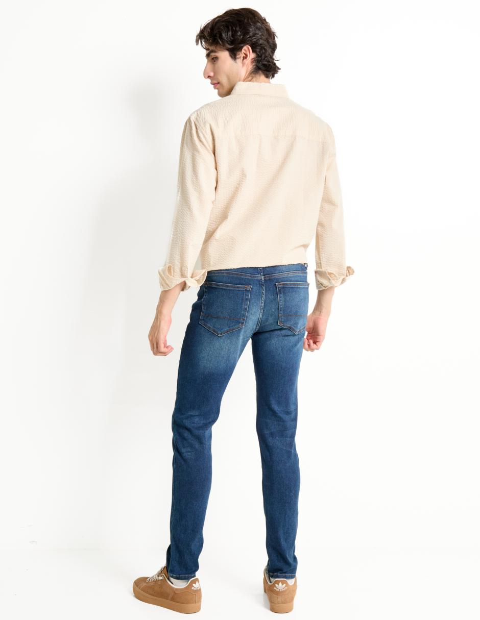 Jeans skinny Aéropostale lavado stone wash para hombre 2