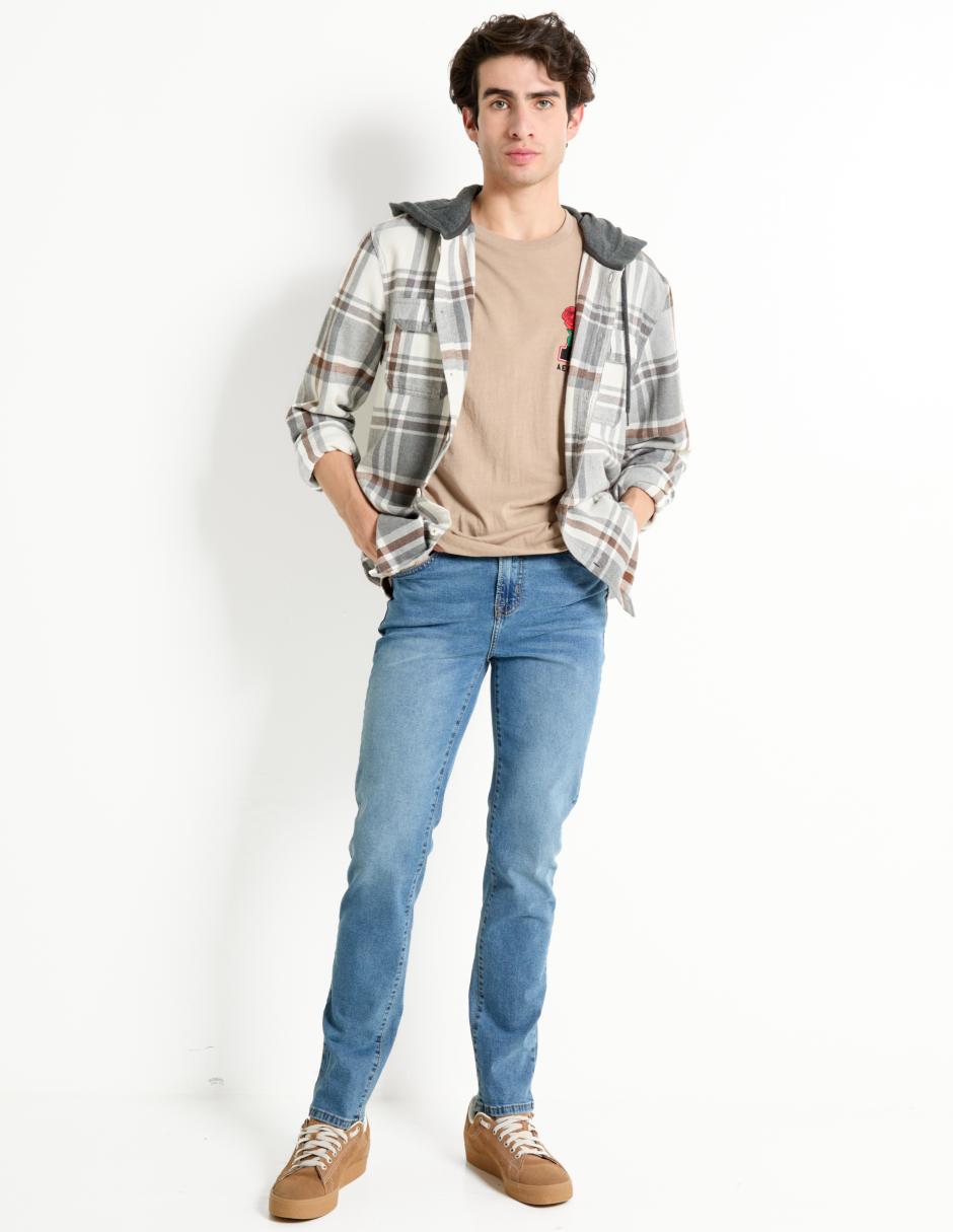 Jeans slim Aéropostale deslavado para hombre 3