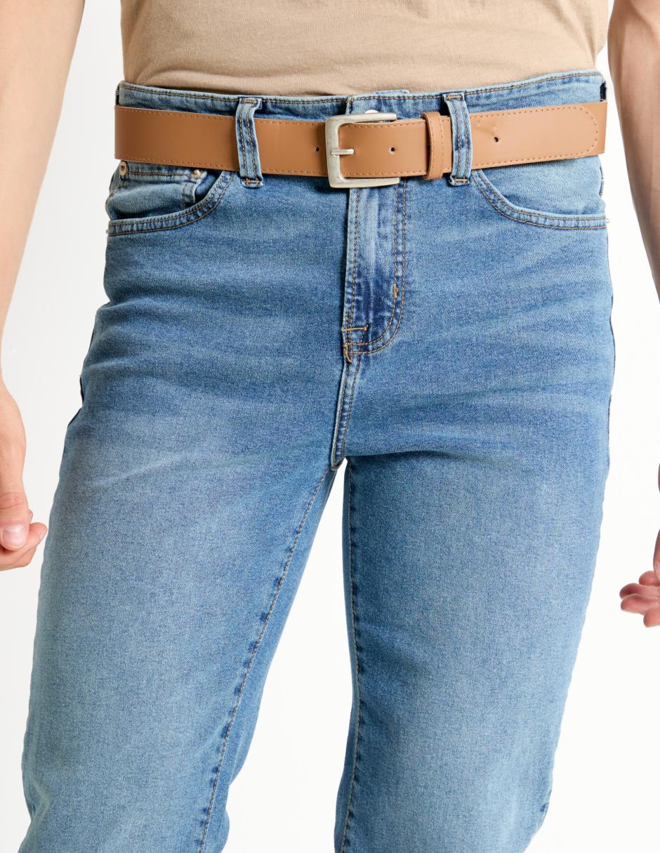 Jeans slim Aéropostale deslavado para hombre 4