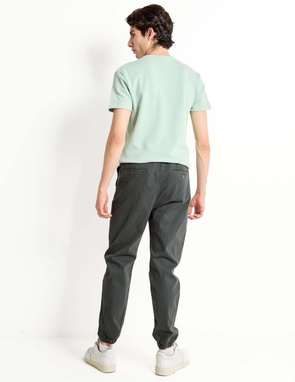 Jogger regular con bolsillos para hombre 2