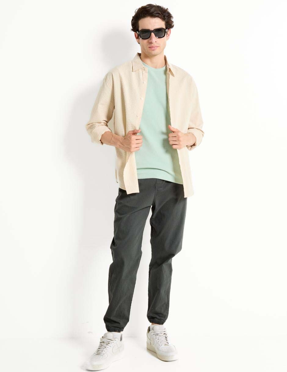Jogger regular con bolsillos para hombre 3