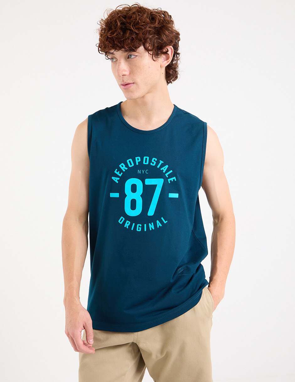Playera cuello redondo para hombre