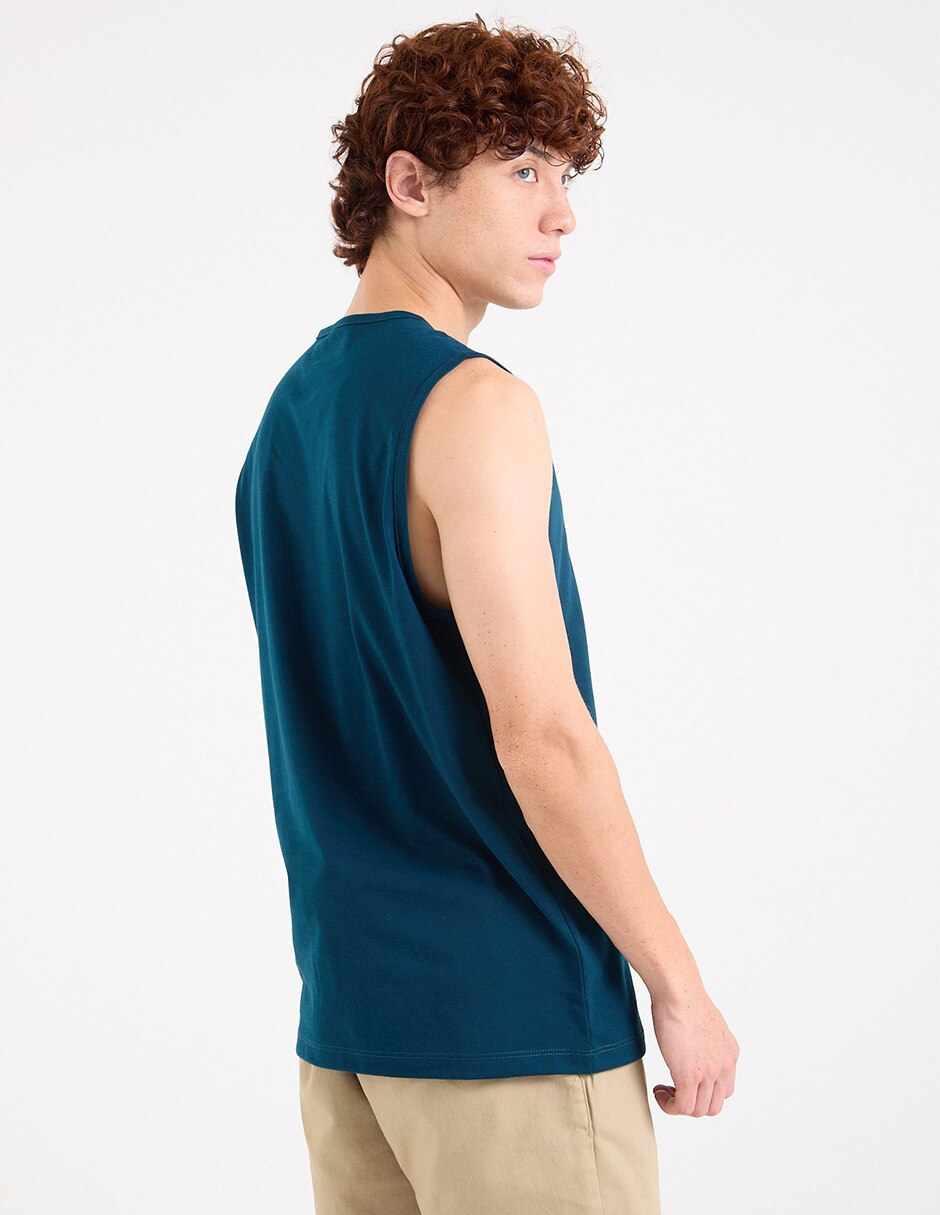 Playera cuello redondo para hombre 2