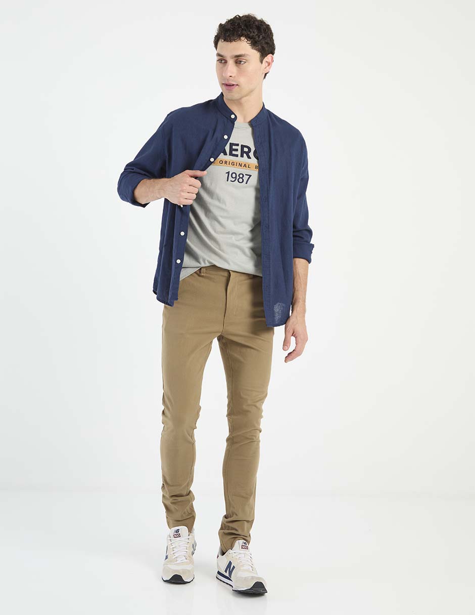 Pantalón regular Aéropostale de algodón para hombre