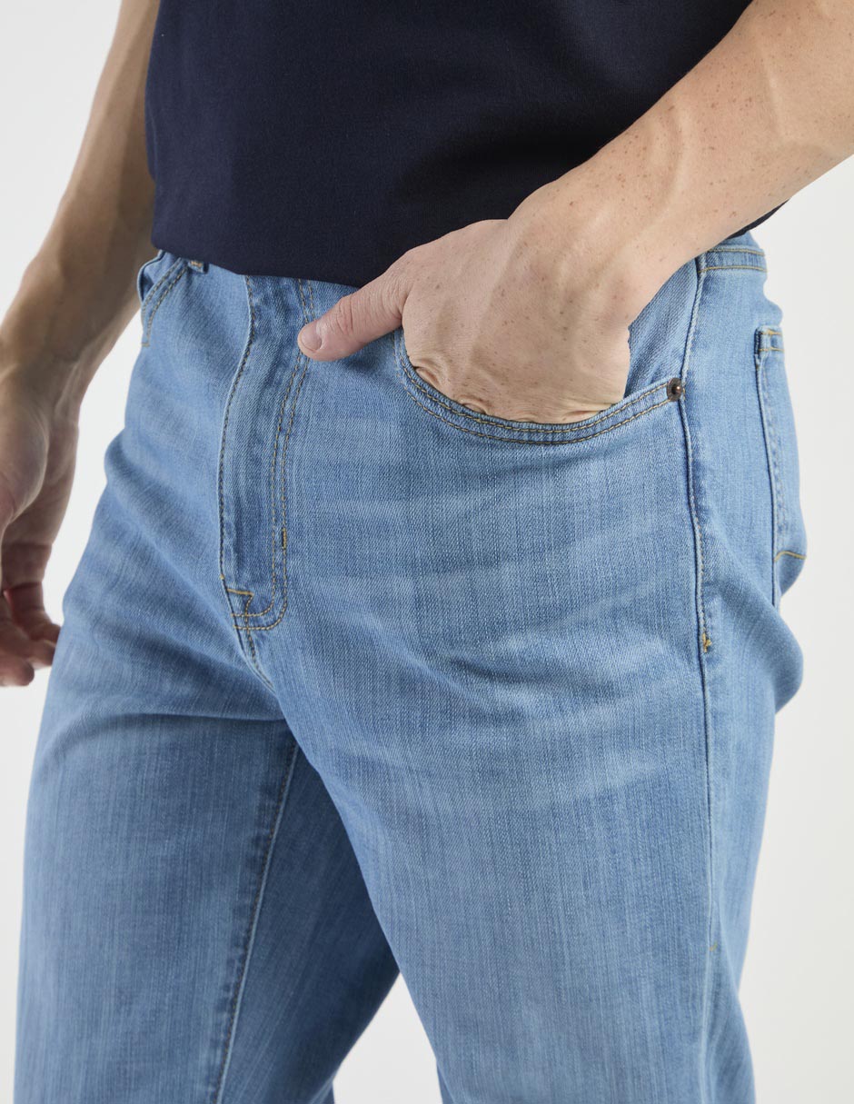 Jeans slim Aéropostale lavado claro para hombre 3