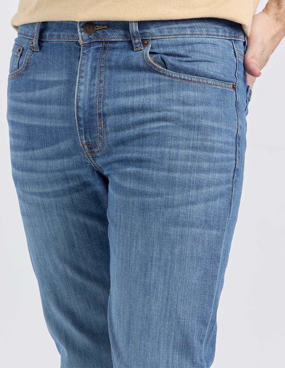 Jeans straight Aéropostale lavado stone wash para hombre 4