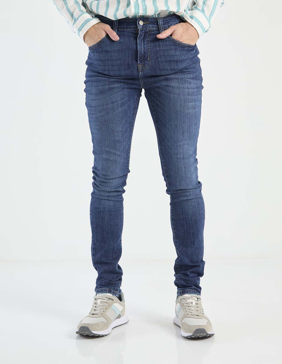 Jeans skinny Aéropostale lavado medio para hombre