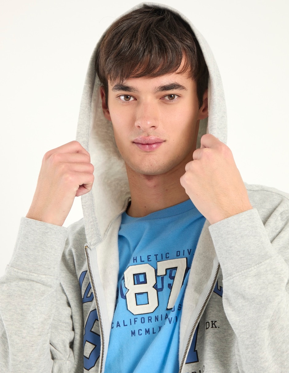 SUDADERA AERO 6089 ALGODÓN, XCH, GRIS