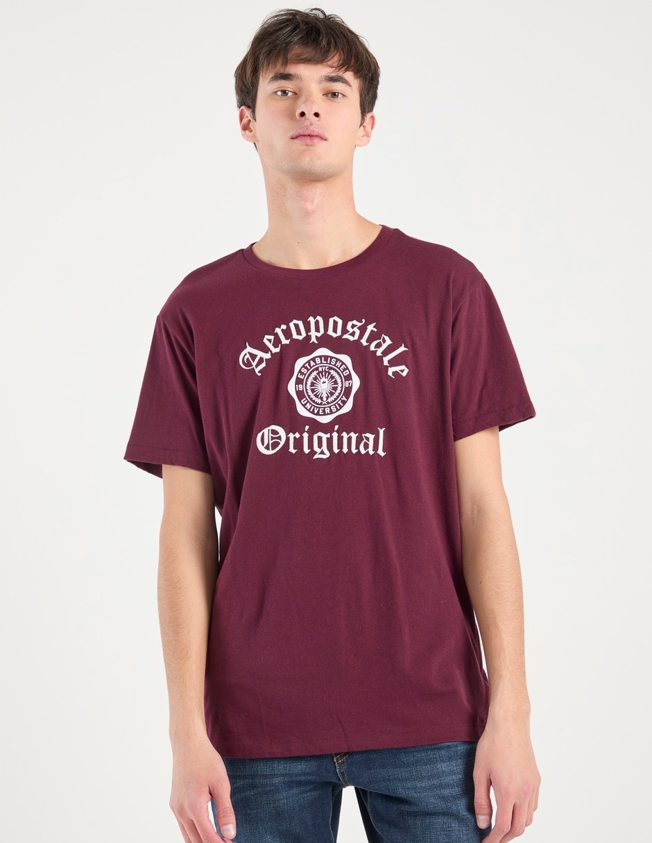 Playera Aéropostale cuello redondo para hombre