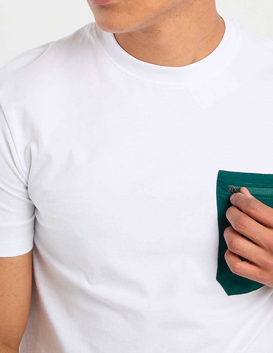 Playera cuello redondo para hombre 4