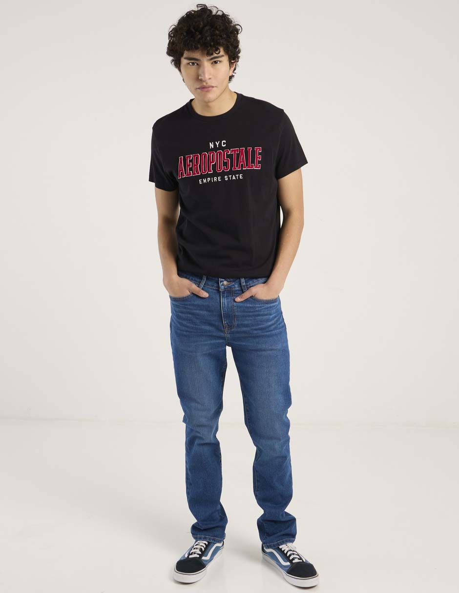 Jeans slim Aéropostale lavado medio para hombre