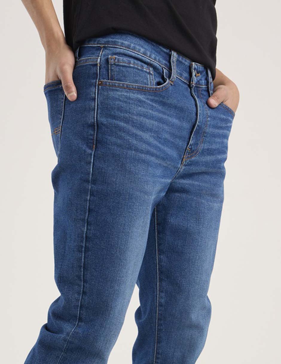 Jeans slim lavado medio para hombre 5