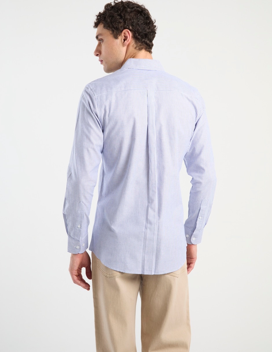 Camisa casual de algodón manga larga para hombre 2