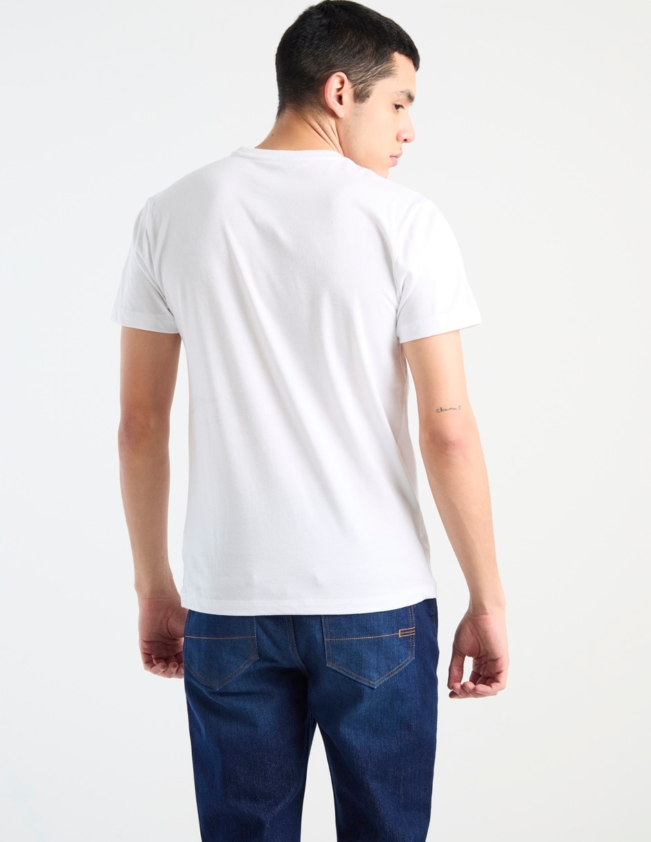 Playera cuello redondo para hombre 2