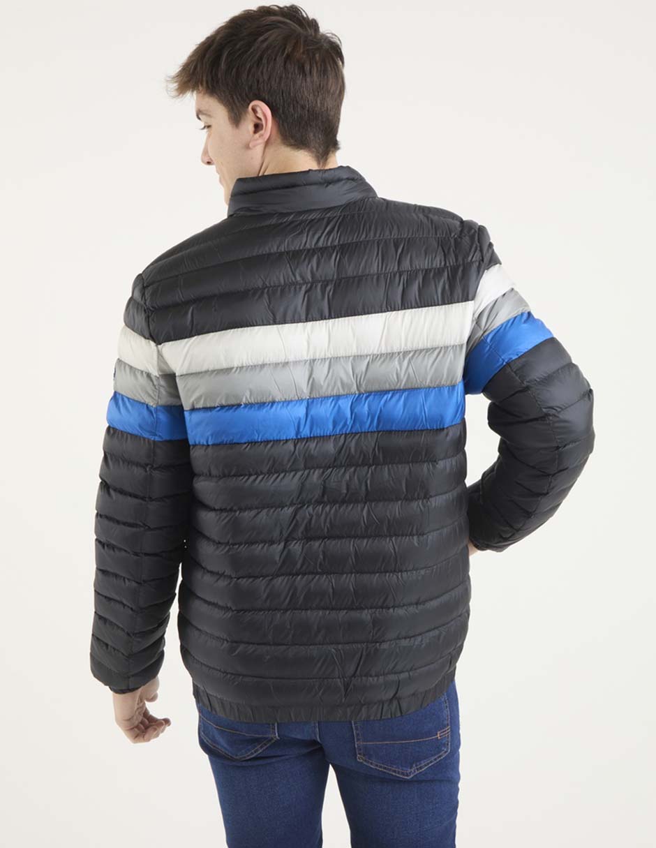 Chamarra acolchada capitonada para hombre 2