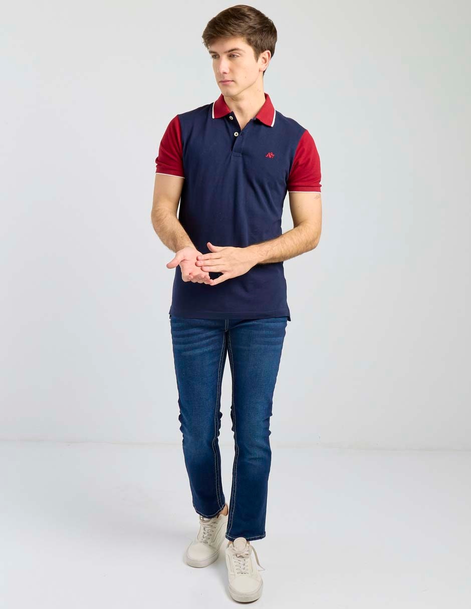 Jeans straight Aéropostale lavado stone wash para hombre 3