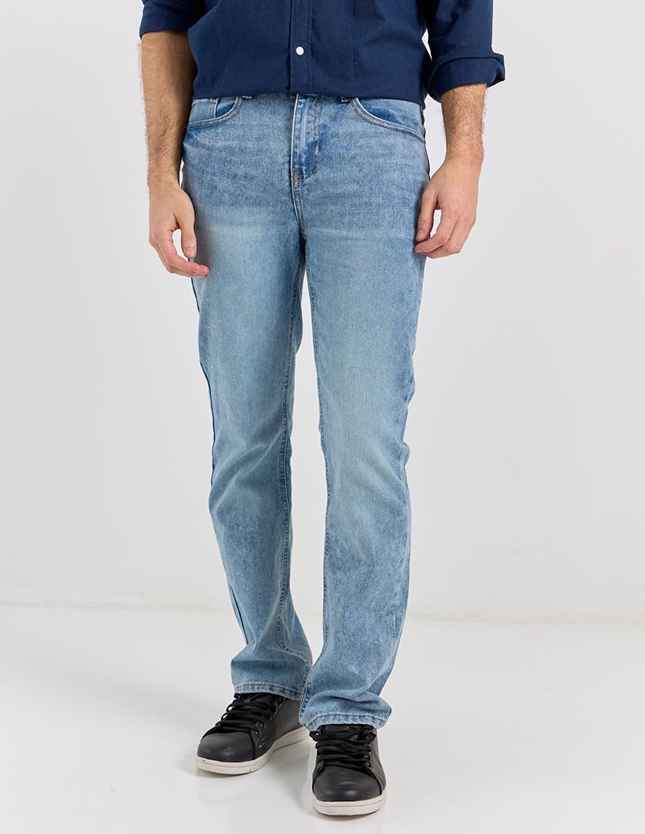 Jeans slim Aéropostale lavado claro para hombre