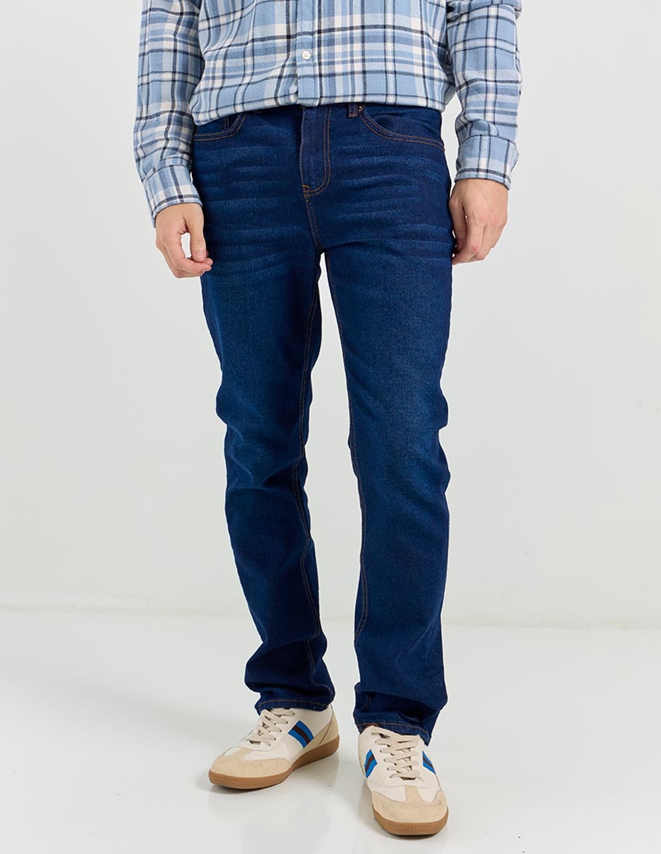 Jeans slim Aéropostale lavado obscuro para hombre