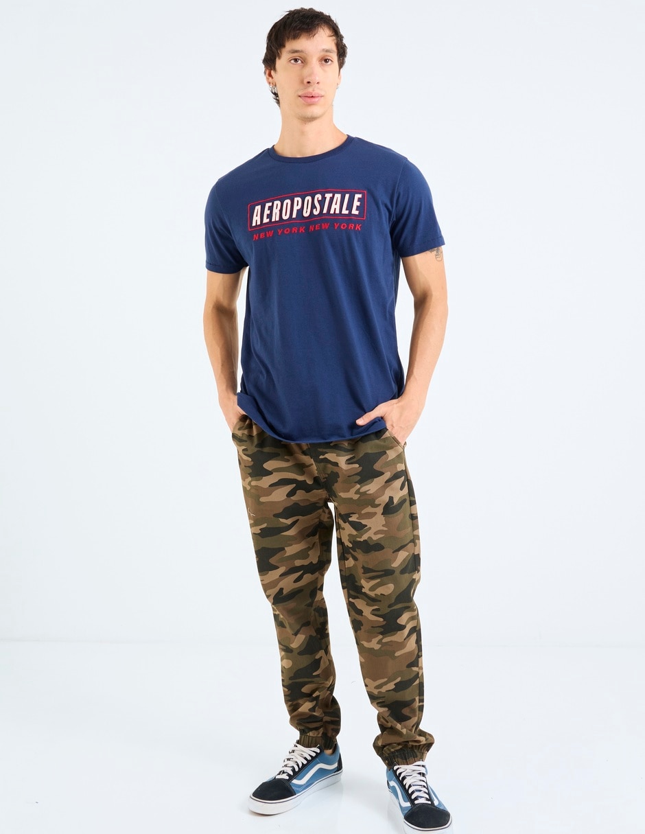 PLAYERA AERO 10026056, CH, AZUL MARINO