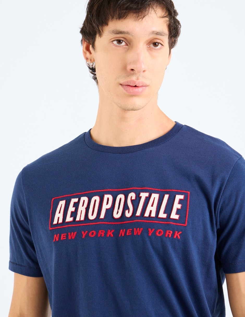 PLAYERA AERO 10026056, CH, AZUL MARINO