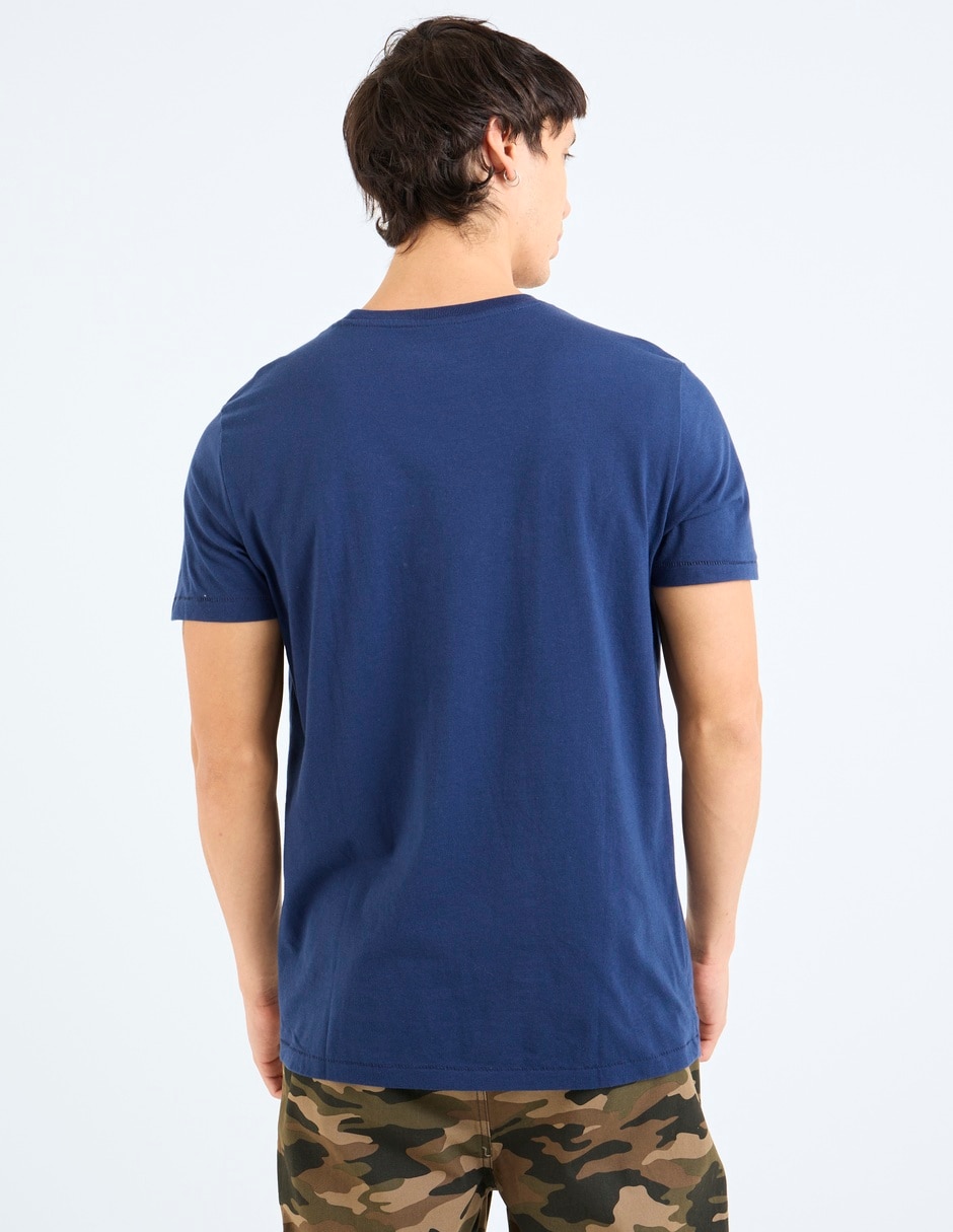 PLAYERA AERO 10026056, CH, AZUL MARINO