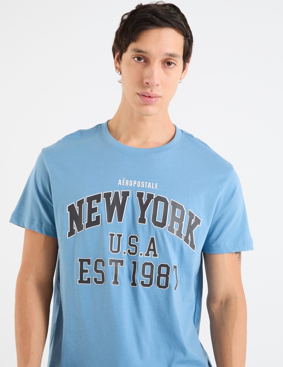 Playera cuello redondo para hombre 4