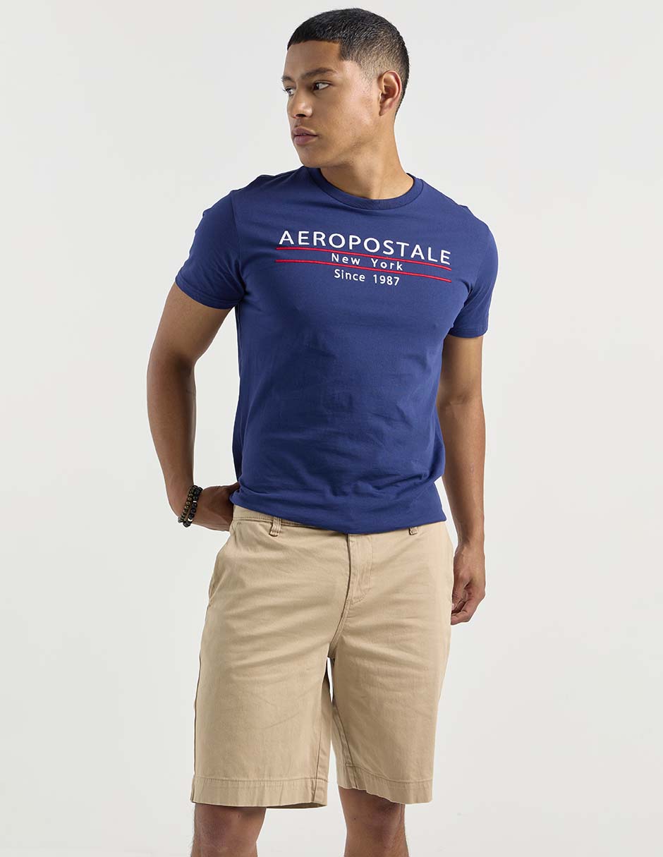 Playera Aéropostale cuello redondo para hombre