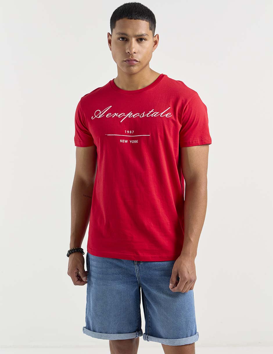 Playera Aéropostale cuello redondo para hombre