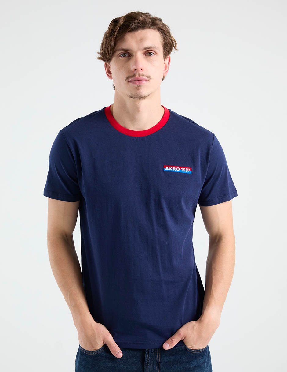 Playera cuello redondo para hombre