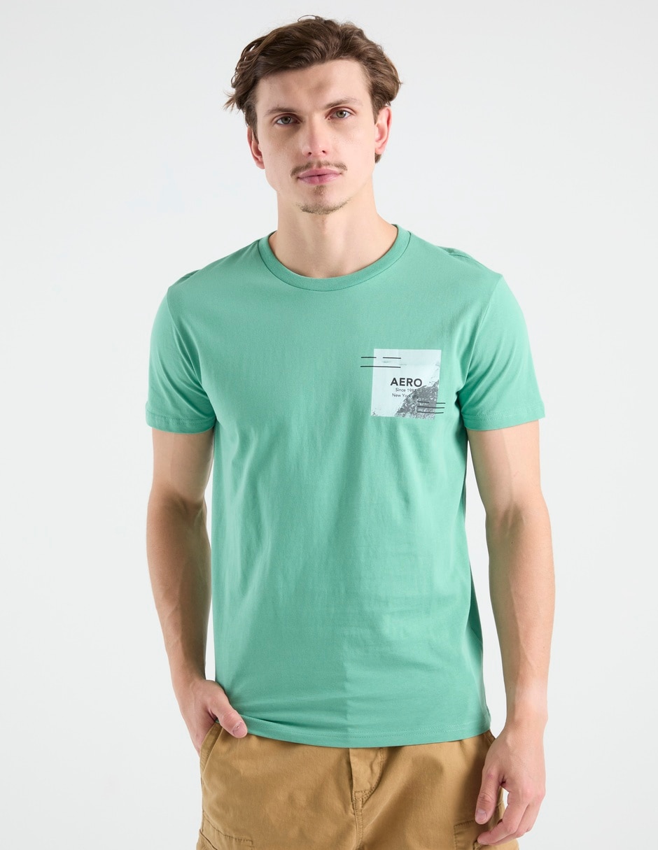 Playera cuello redondo para hombre