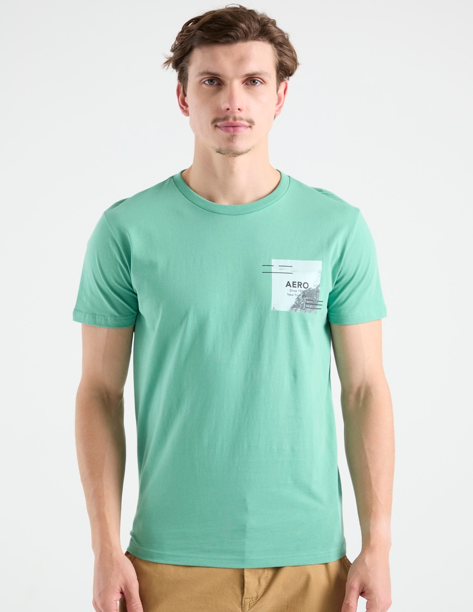 Playera cuello redondo para hombre 2