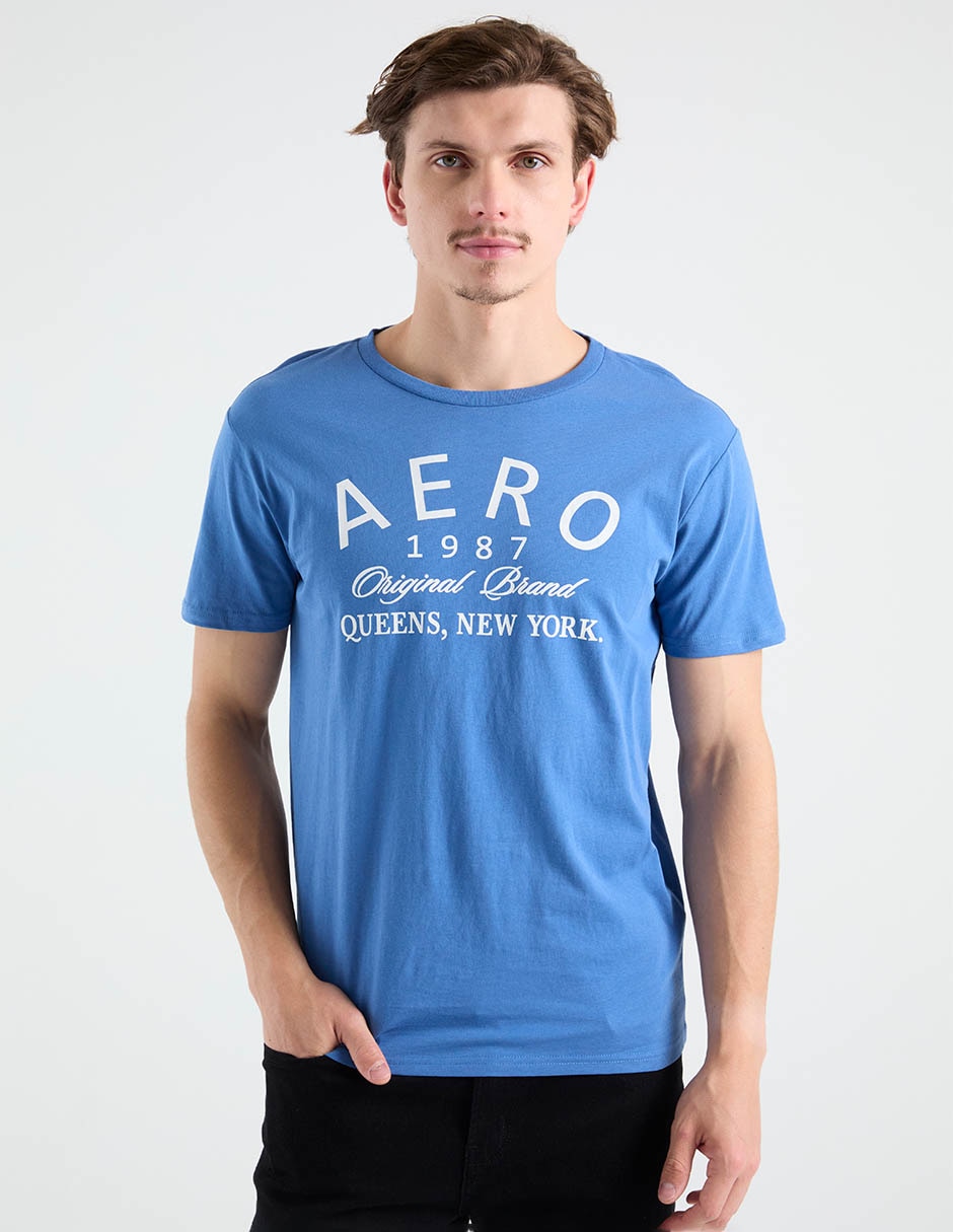 Playera cuello redondo para hombre