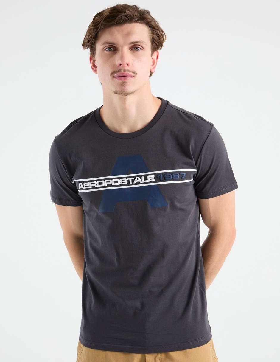 Playera cuello redondo para hombre