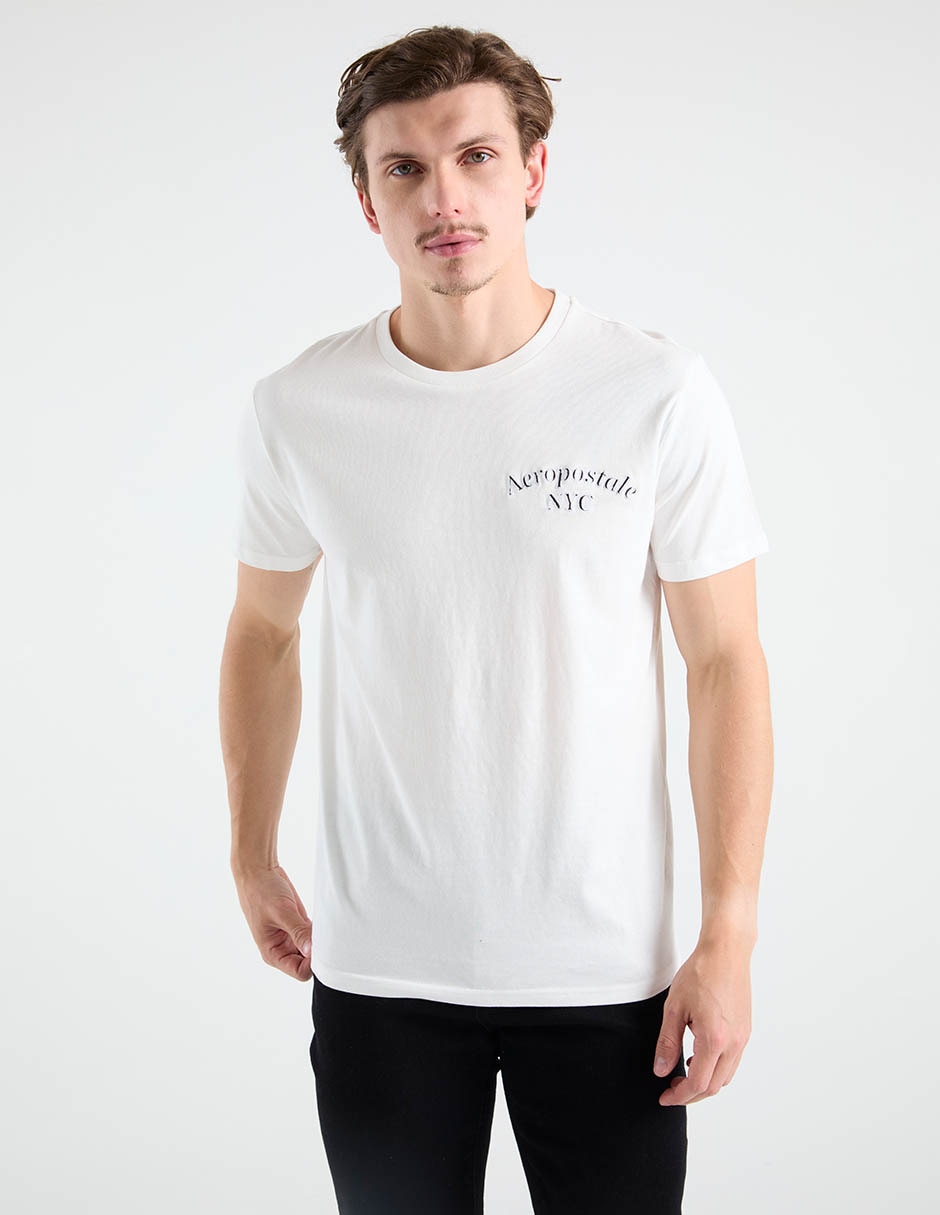 Playera cuello redondo para hombre