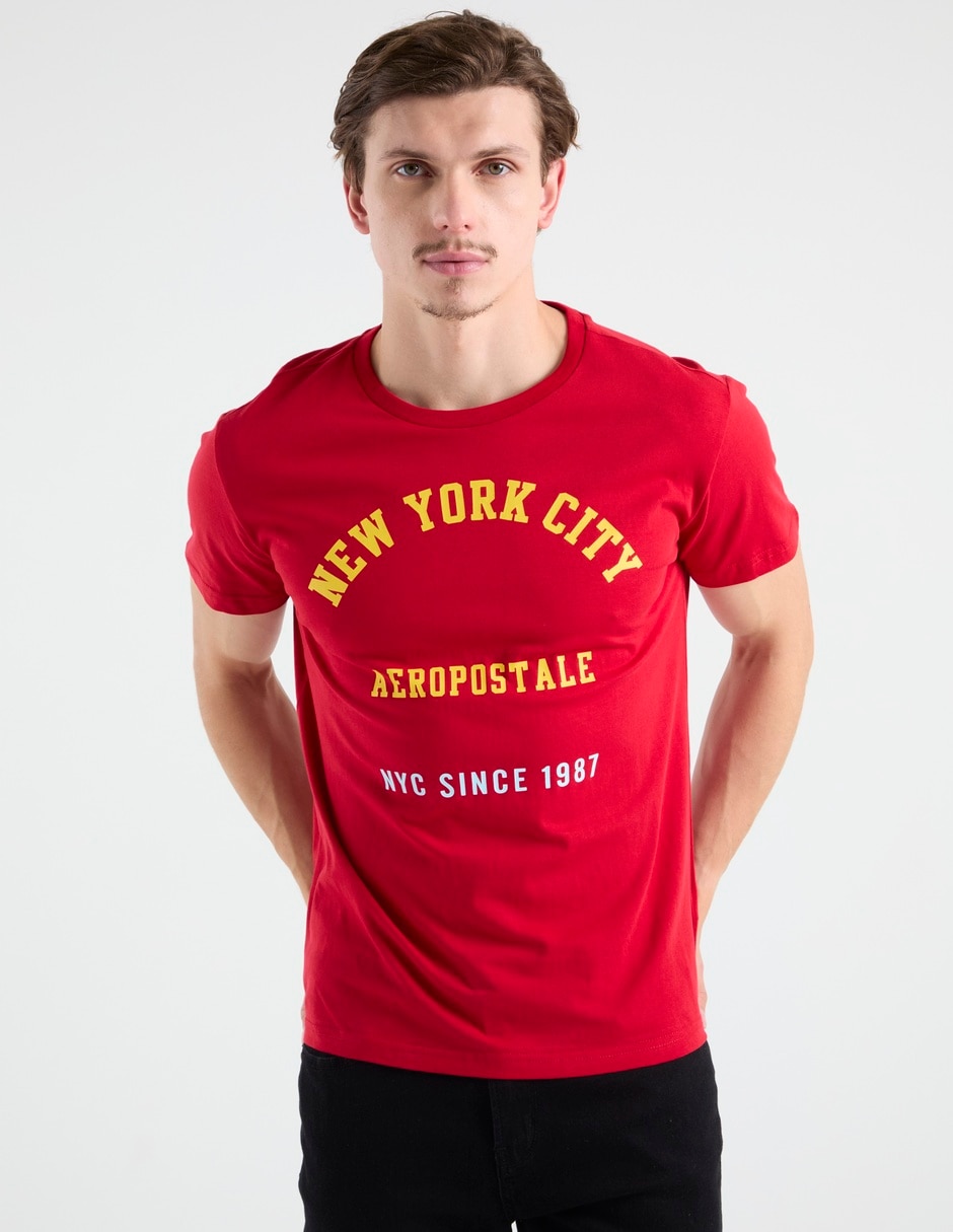 Playera cuello redondo para hombre