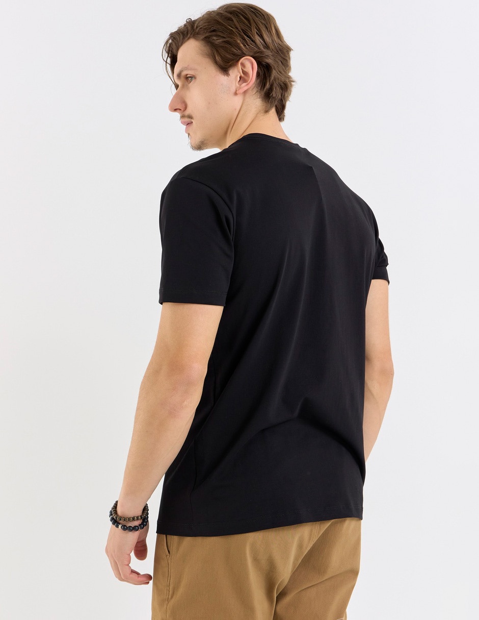 PLAYERA AERO A248131C ALGODÓ, M, NEGRO