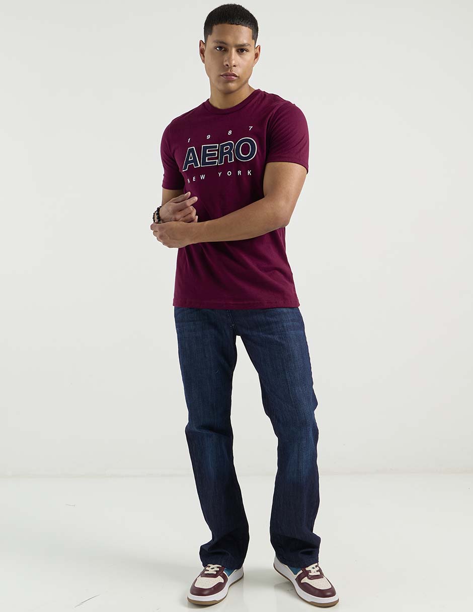 Jeans boot Aéropostale lavado medio para hombre